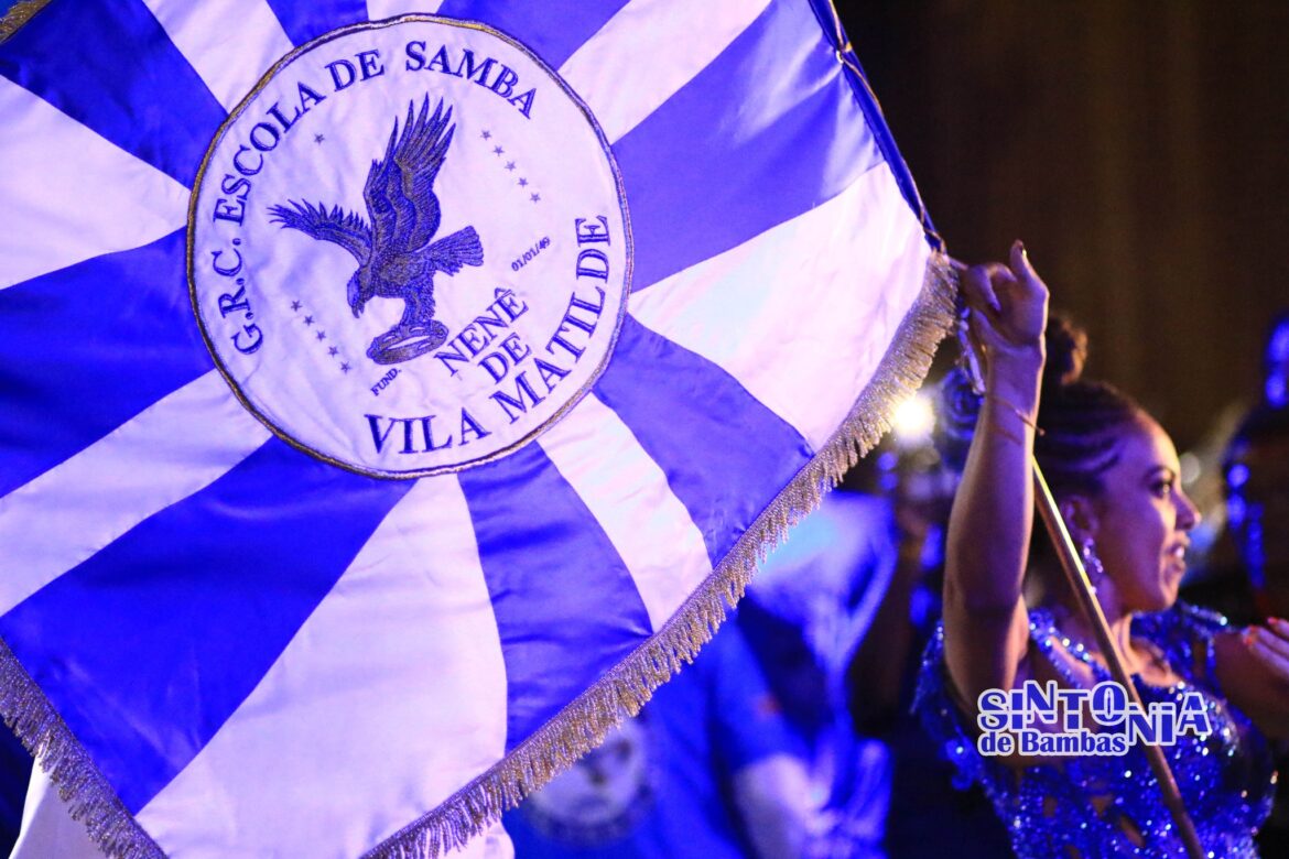 SÃO PAULO, SP, 31.05.2025 -LANÇAMENTO DO ENREDO 2026 SP: Integrantes da escola de samba Nenê de Vila Matilde durante o Evento do lançamento do enredo 2026, zona leste de São Paulo, na tarde deste sábado, (31). (Fotos: Gabryella Dias/ Sintonia de Bambas)